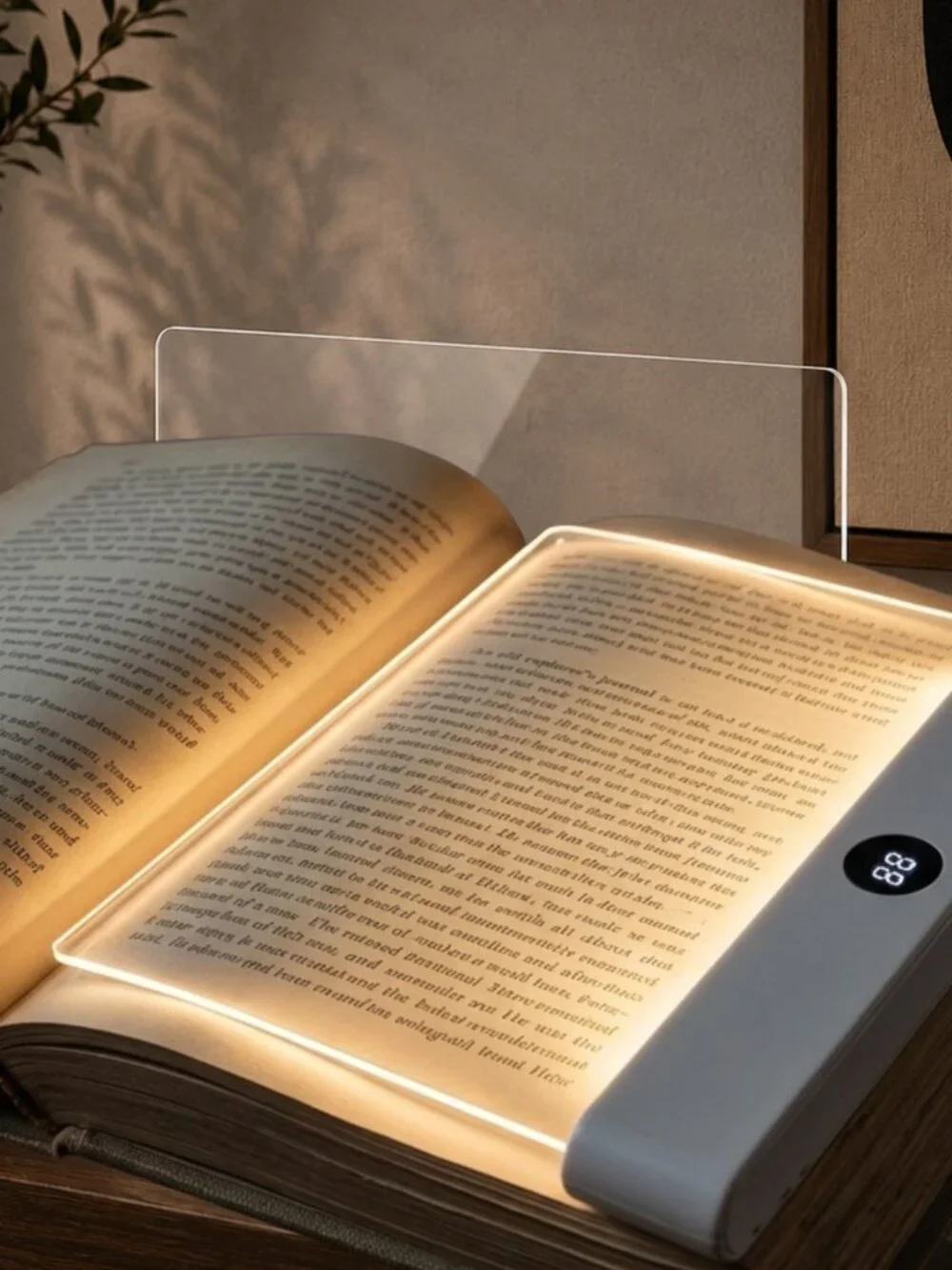 NEW 3 Color LED Light Book Reader Panel USB-C Chargeable Pink or Black GIFT Pick